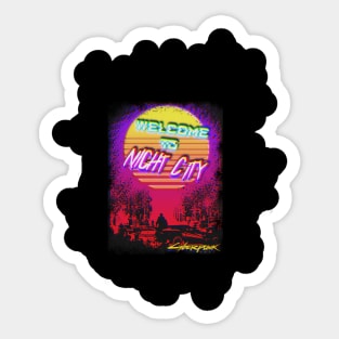 Welcome To Night City Sticker